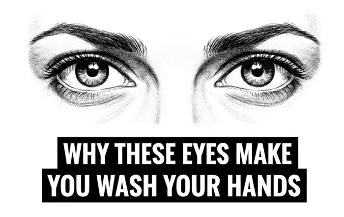 Watching eyes effect